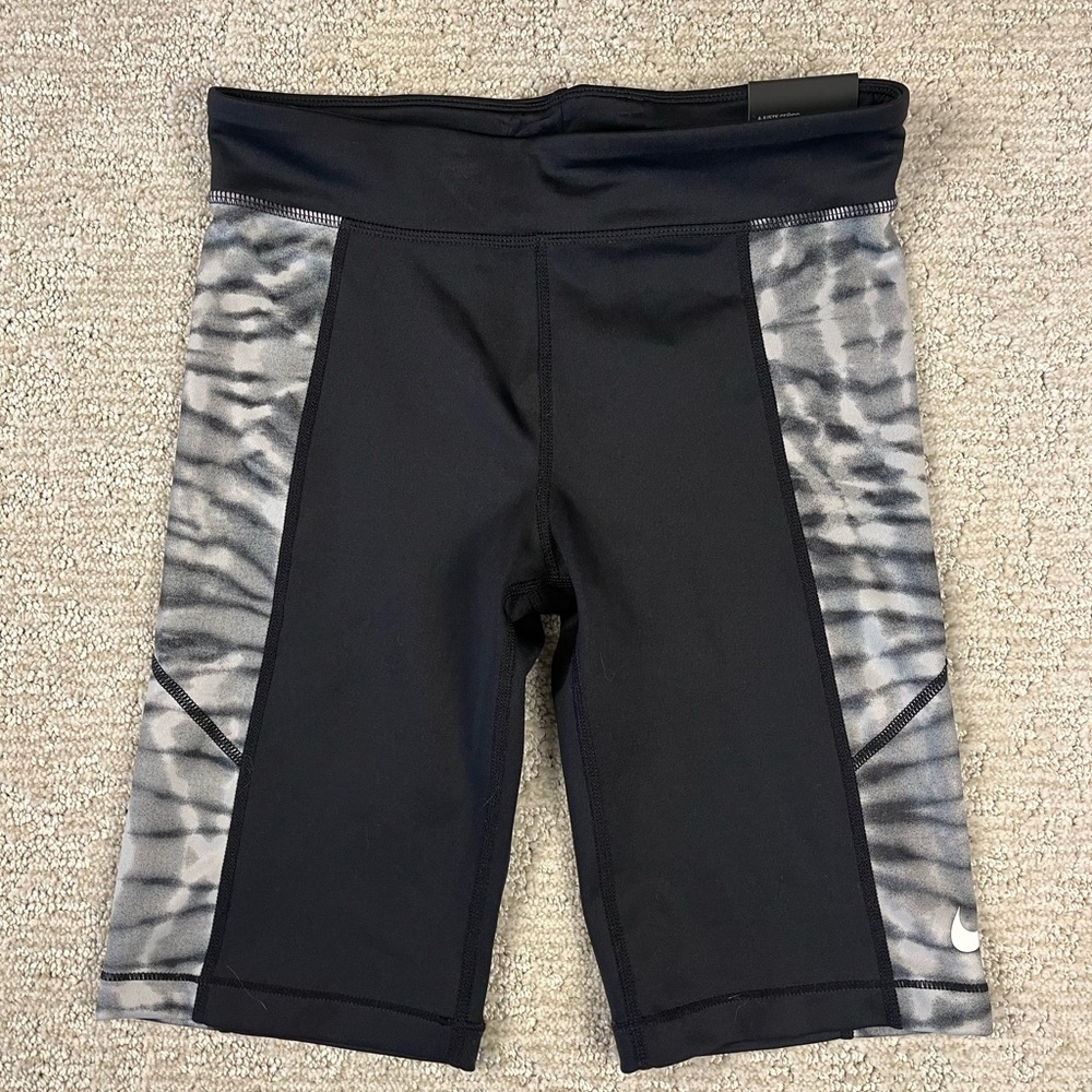Nike Black and Gray Athletic Shorts